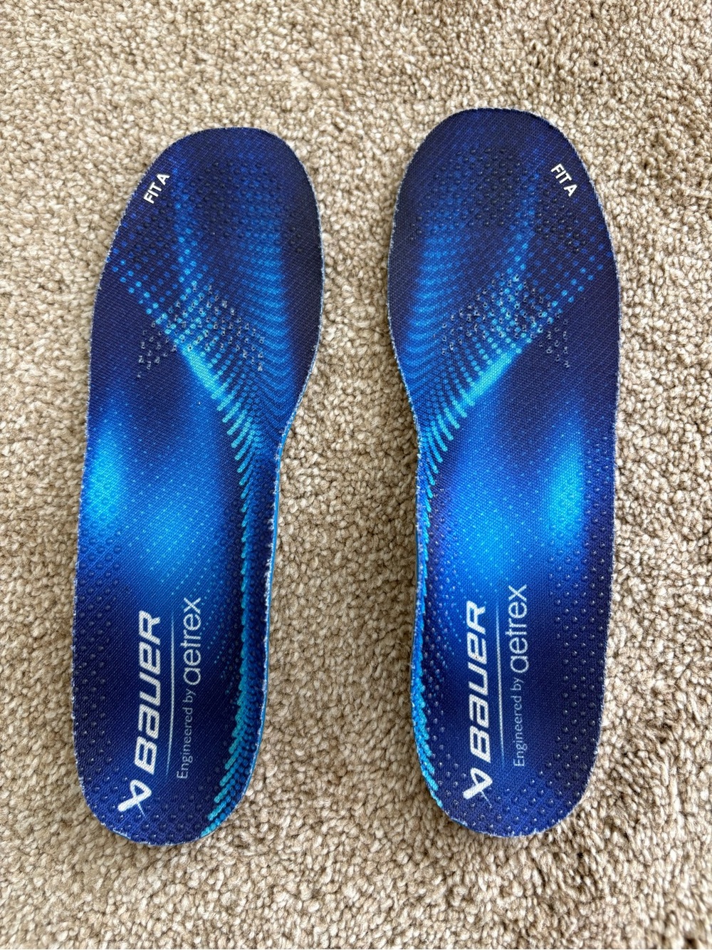 Bauer Aetrex Hockey Skate Orthodic Insoles Fit A High Arch Skate Inserts Size 4